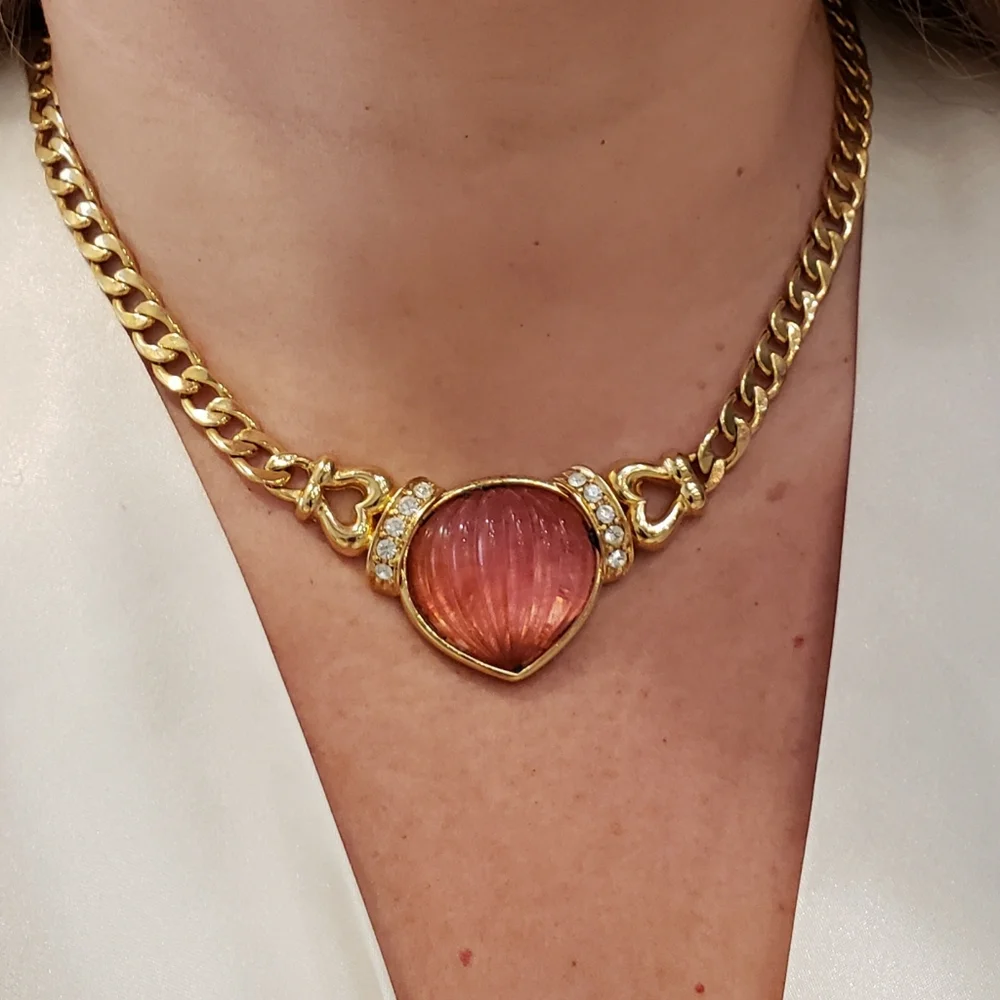 RENATA DI RENZO 16" necklace and clip earrings Set - Picture 6 of 7